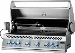 Napoleon 700-Series 44" BIG44 Edelstahl Einbaugrill Inkl. Drehspieß - Modell 2023 -Grill Verkaufs-Shop Napoleon Einbaugrill BIG44RB Rotisserie links