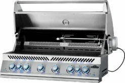 Napoleon 700-Series 44" BIG44 Edelstahl Einbaugrill Inkl. Drehspieß - Modell 2023 -Grill Verkaufs-Shop Napoleon Einbaugrill BIG44RB Rotisserie rechts teilbar