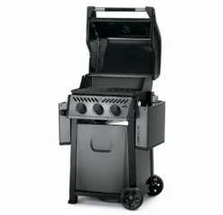 Napoleon Freestyle 365 Gasgrill, Graphit - Modell 2023 - X-DEAL Inkl. Abdeckhaube Und Gussplatte -Grill Verkaufs-Shop Napoleon Freestyle 365 Gasgrill Seite Deckel offen 2