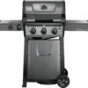 Napoleon Freestyle 365 Gasgrill, Graphit - Mit Seitenbrenner - Modell 2023 - X-DEAL Inkl. Abdeckhaube Und Gussplatte