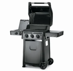 Napoleon Freestyle 365 Gasgrill, Graphit - Mit Seitenbrenner - Modell 2023 - X-DEAL Inkl. Drehspiess -Grill Verkaufs-Shop Napoleon Freestyle 365 SB Seitenkocher offen 1