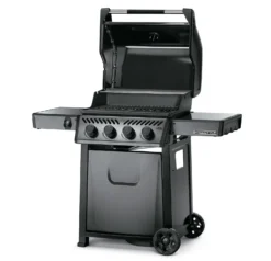 Napoleon Freestyle 425 Gasgrill, Graphit - Modell 2023 15 Napoleon Freestyle 425 Gasgrill, Graphit - Modell 2023 -Grill Verkaufs-Shop Napoleon Freestyle 425 graphit side Deckel offen 2