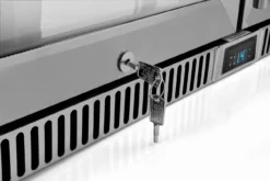 Napoleon Outdoor - Kühlschrank, 210 Liter, 2-türig Mit Doppelverglasung Und LED Beleuchtung - Wasserdicht Nach IP24 -Grill Verkaufs-Shop Napoleon Outdoor Kueche Kuehlschrank 2 tuerig Schloss