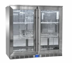 Napoleon Outdoor - Kühlschrank, 210 Liter, 2-türig Mit Doppelverglasung Und LED Beleuchtung - Wasserdicht Nach IP24 -Grill Verkaufs-Shop Napoleon Outdoor Kueche Kuehlschrank NFR210ODGL