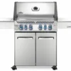Napoleon Prestige 500 Edelstahl Gasgrill - Mit Safety Glow - X-DEAL Inkl. Grillthermometer, Schneidebrett Und Windschild Für SIZZLE ZONE