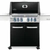 Napoleon Prestige 500 Gasgrill, Schwarz - Mit Safety Glow - X-DEAL Inkl. Grillthermometer, Schneidebrett Und Windschild Für SIZZLE ZONE