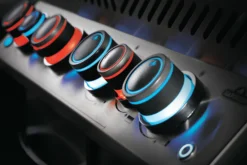 Napoleon Prestige 500 Edelstahl Gasgrill - Mit Safety Glow - X-DEAL Inkl. Grillthermometer, Schneidebrett Und Windschild Für SIZZLE ZONE -Grill Verkaufs-Shop Napoleon Prestige 500 Safety Glow Drehreglerbeleuchtung 6