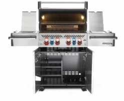 Napoleon Prestige Pro 500-3 Edelstahl Gasgrill Inkl. Drehspieß - X-DEAL Inkl. Napoleon TravelQ PRO285 Kompakt Gasgrill -Grill Verkaufs-Shop Napoleon Prestige Pro 500 offen 02