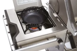 Napoleon Prestige Pro 825-3 Edelstahl Gasgrill Inkl. Drehspieß Und Bodenbeleuchtung + Gratis Napoleon TravelQ PRO285 Kompakt Gasgrill -Grill Verkaufs-Shop Napoleon Prestige Pro 825 Seitenbrenner Gemuesekorb