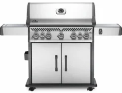 Napoleon Rogue SE 625 Edelstahl Gasgrill Mit Sizzle Zone Und Heckbrenner - SMART Deal Inkl. Grillfürst Grill Control - Modell 2023
