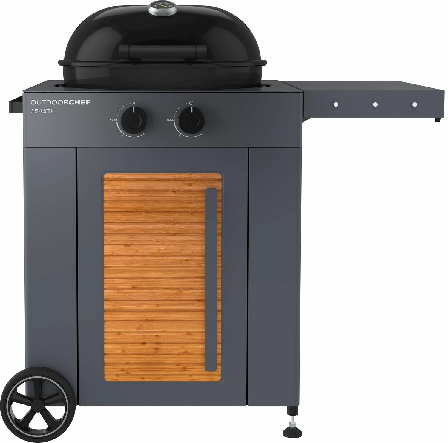 Outdoorchef Gas Kugelgrill Arosa 570 G Bamboo 1 Outdoorchef Gas Kugelgrill Arosa 570 G Bamboo