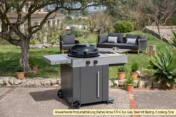 Outdoorchef Gas Kugelgrill Arosa 570 G Evo Black Style - Inkl. Blazing-/Cooking Zone Kit Plus 27 Outdoorchef Gas Kugelgrill Arosa 570 G Evo Black Style - Inkl. Blazing-/Cooking Zone Kit Plus -Grill Verkaufs-Shop Outdoorchef Arosa 570 G Evo Grey Steel Blazing Zone