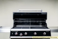 Outdoorchef Dualchef S 425 G Edelstahl Gasgrill Mit Seitenkocher + BLAZING ZONE Infrarotbrenner -Grill Verkaufs-Shop Outdoorchef Dualchef S 425 G geteilter Garraum 1