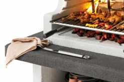 Palazzetti Grillkamin Balos Mit Pizzaofen Inkl. Montagematerial -Grill Verkaufs-Shop Palazzetti Balos Simsplatte Marmotech
