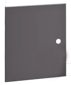 Palazzetti Gartenküche: Metalltür, 60 Cm X 50 Cm, Farbe Anthrazit