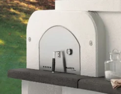 Palazzetti Grillkamin Bastia Mit Pizzaofen Inkl. Montagematerial -Grill Verkaufs-Shop Palazzetti Grillkamin Bastia Backofen Edelstahl