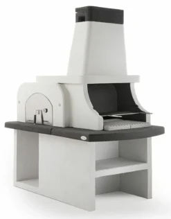 Palazzetti Grillkamin Bastia Mit Pizzaofen Inkl. Montagematerial
