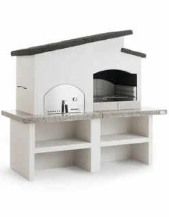 Palazzetti Grillkamin New Zealand 2 Mit Pizzaofen Inkl. Montagematerial