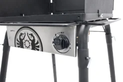 Petromax Gastisch / Gaskocher GE45 Mit Einzelbrenner -Grill Verkaufs-Shop Petromax Gastisch ge45 Detail Front mit Gasregler