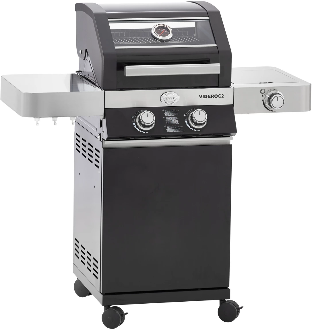 Rösle Gasgrill Videro G2 Schwarz - Modell 2022 Inkl. Abdeckhaube 1 Rösle Gasgrill Videro G2 Schwarz - Modell 2022 Inkl. Abdeckhaube