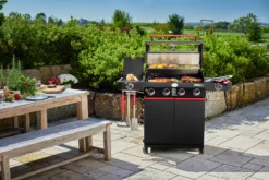 Rösle Videro G4-S VARIO+ Schwarz Gasgrill - FC Bayern Edition -Grill Verkaufs-Shop Roesle FC Bayern Gasgrill Videro G4 S