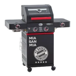 Rösle Videro G2-S VARIO+ Schwarz Gasgrill - FC Bayern Edition - Inkl. FC Bayern Abdeckhaube Und Grillbürste
