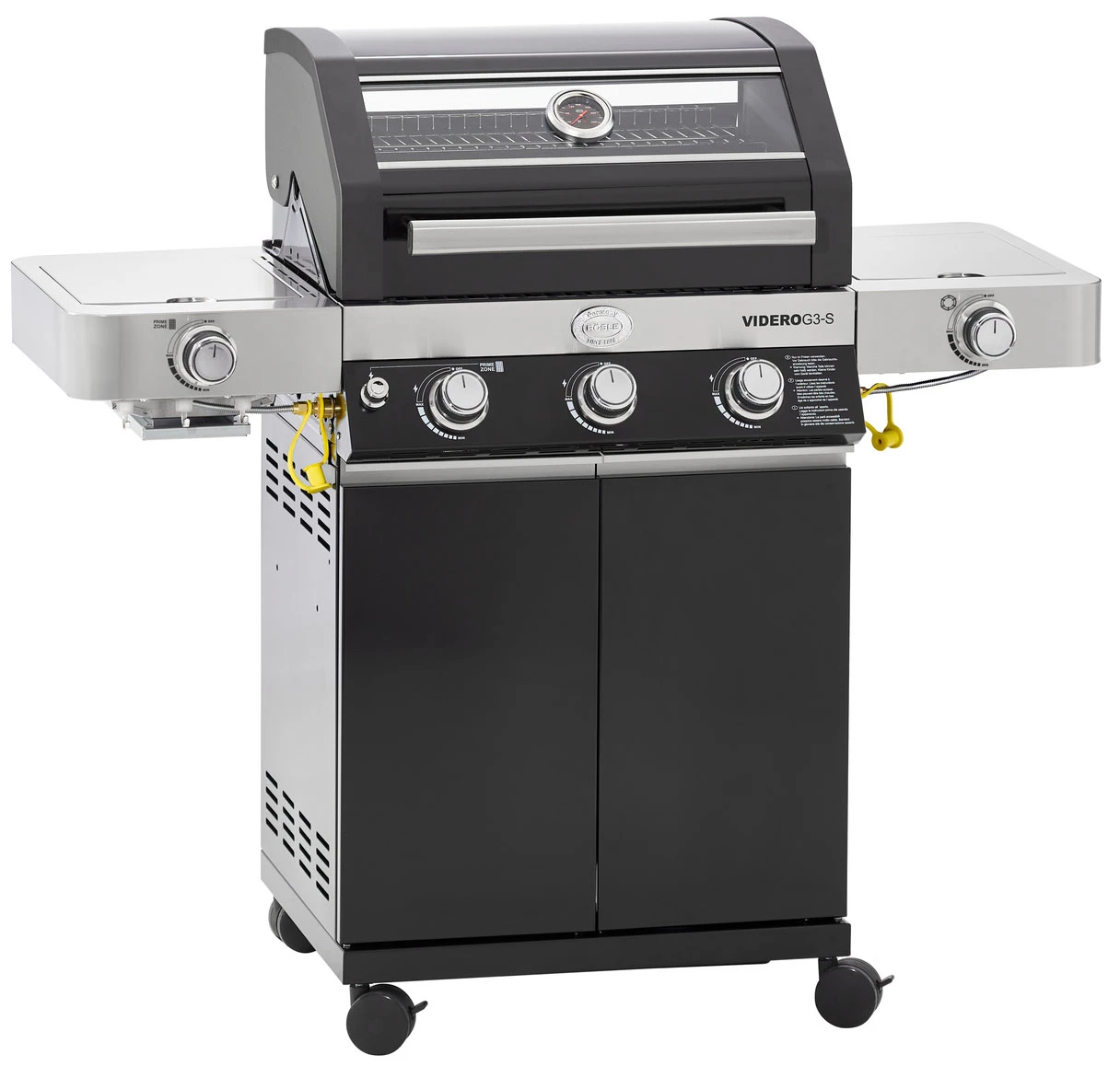 Rösle Gasgrill Videro G3-S VARIO+ Schwarz - Modell 2023 - X-DEAL Inkl. Abdeckhaube Und Grillplatte 1 Rösle Gasgrill Videro G3-S VARIO+ Schwarz - Modell 2023 - X-DEAL Inkl. Abdeckhaube Und Grillplatte