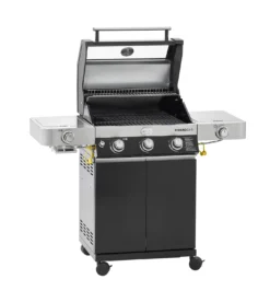 Rösle Gasgrill Videro G3-S VARIO+ Schwarz - Modell 2023 - X-DEAL Inkl. Abdeckhaube, Grillplatte Und Drehspieß -Grill Verkaufs-Shop Roesle Gasgrill Videro G3 S Vario 25520 Deckel