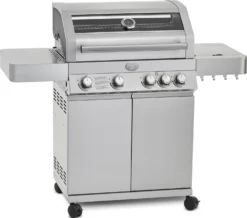 Rösle Gasgrill Videro G4 Edelstahl - Modell 2023 Inkl. Abdeckhaube