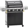 Rösle Gasgrill Videro G4-S VARIO+ Schwarz - Modell 2023 - SMART Deal Inkl. Grillfürst Grill Control + Abdeckhaube Und Grillplatte