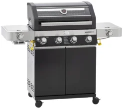Rösle Gasgrill Videro G4-S VARIO+ Schwarz - Modell 2023 Inkl. Abdeckhaube