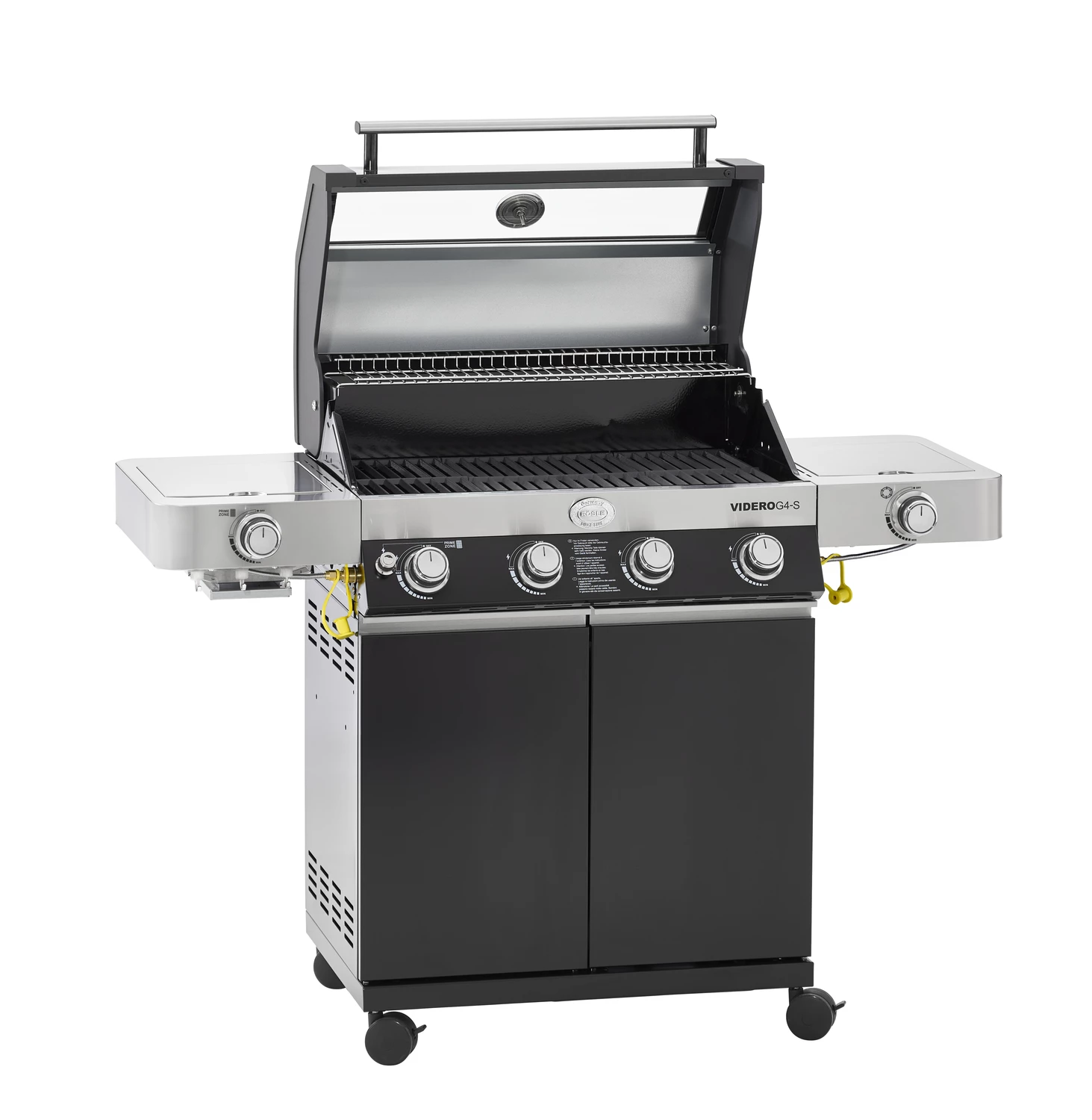 Rösle Gasgrill Videro G4-S VARIO+ Schwarz - Modell 2023 - SMART Deal Inkl. Grillfürst Grill Control + Abdeckhaube Und Grillplatte 6 Rösle Gasgrill Videro G4-S VARIO+ Schwarz - Modell 2023 - SMART Deal Inkl. Grillfürst Grill Control + Abdeckhaube Und Grillplatte – Bild 6