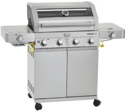 Rösle Edelstahl Gasgrill Videro G4-S VARIO+ - Limited Edition Modell 2023 - SMART Deal Inkl. Grillfürst Grill Control + Abdeckhaube Und Grillplatte