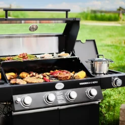 Rösle Gasgrill Videro G4-S Vario+ Nero Matt-schwarz - Modell 2023 -Grill Verkaufs-Shop Roesle Videro G4 S Vario NERO matt schwarz Grillflaeche 3