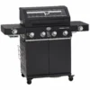 Rösle Gasgrill BBQ-Station Videro G4-S Vario+ Nero Schwarz - Modell 2023 - SMART Deal Inkl. Grillfürst Grill Control + Abdeckhaube Und Grillplatte