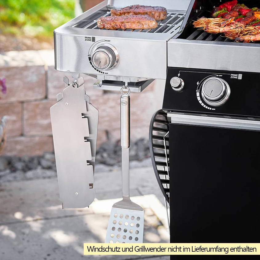 Rösle Gasgrill Videro G3-S VARIO+ Schwarz - Modell 2023 - X-DEAL Inkl. Abdeckhaube Und Grillplatte 15 Rösle Gasgrill Videro G3-S VARIO+ Schwarz - Modell 2023 - X-DEAL Inkl. Abdeckhaube Und Grillplatte – Bild 15