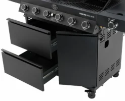 Rösle Gasgrill Videro Pro G6-S Vario+ Mattschwarz - Modell 2023 -Grill Verkaufs-Shop Roesle Videro Pro G6 S Gasgrill Unterschrank