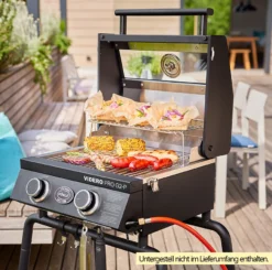 Rösle Gasgrill Videro Pro G2-P Campinggrill -Grill Verkaufs-Shop Rosle Gasgrill Videro PRO G2 P Beispiel mit Untergestell