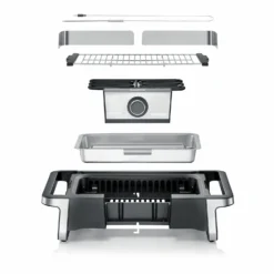 Severin Elektro Tischgrill SENOA Digital Boost - Boost Zone 500°C - 3.000 W -Grill Verkaufs-Shop Severin Elektrogrill Senoa pg8114 explosion