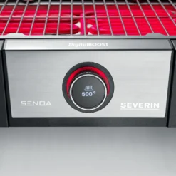 Severin Elektro Tischgrill SENOA Digital Boost - Boost Zone 500°C - 3.000 W -Grill Verkaufs-Shop Severin Elektrogrill Senoa pg8114 schalter 1