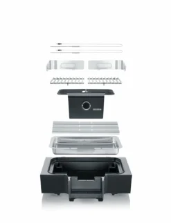 Severin Elektrogrill Tischgrill SEVO G - Boost Zone 500°C - 3.000 W -Grill Verkaufs-Shop Severin Elektrogrill Sevo G pg8104 explosion