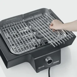 Severin Elektrogrill Tischgrill SEVO G - Boost Zone 500°C - 3.000 W -Grill Verkaufs-Shop Severin Elektrogrill Sevo G pg8104 grillrost