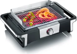 Severin Elektro Tischgrill SENOA Boost - Boost Zone 500°C - 3.000 W