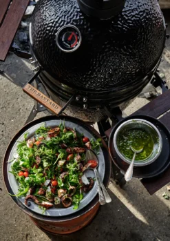 The Bastard Keramikgrill Classic Medium - Complete - Schwarz Glänzend - Modell 2023 -Grill Verkaufs-Shop The Bastard Classic Medium Keramikgrill Deckel 1