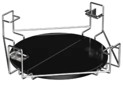 The Bastard Keramikgrill VX Large - Complete - Schwarz Matt - Modell 2023 -Grill Verkaufs-Shop The Bastard Multilevel Cooking System Large Plate Setter 2
