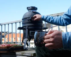 The Bastard Keramikgrill Urban Small - Schwarz Matt - Modell 2023 -Grill Verkaufs-Shop The Bastard Urban Small Keramikgrill Campinggrill