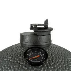 The Bastard Keramikgrill VX Medium - Complete - Schwarz Matt - Modell 2023 -Grill Verkaufs-Shop The Bastard VX Medium Detail Topcap Position2