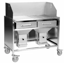 Thüros IV Holzkohle Gewerbegrill (60x100 Cm Grillfläche)