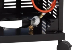 Rösle Gasgrill Videro G4-S VARIO+ Schwarz - Modell 2023 - X-DEAL Inkl. Abdeckhaube, Grillplatte Und Drehspieß -Grill Verkaufs-Shop Videro Schlauchbruchsicherung 2