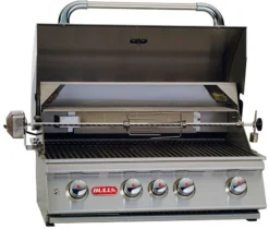 BULL Angus Gasgrill - Einbaugrill Mit Backburner Und Rotisserie